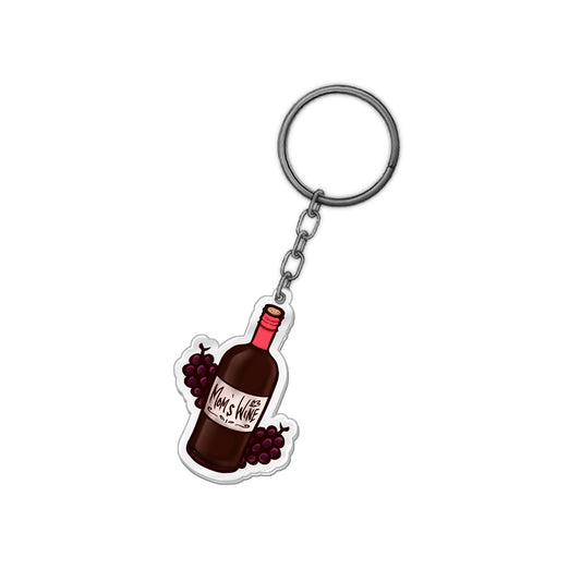 Tetra Mom's Wine Keychain