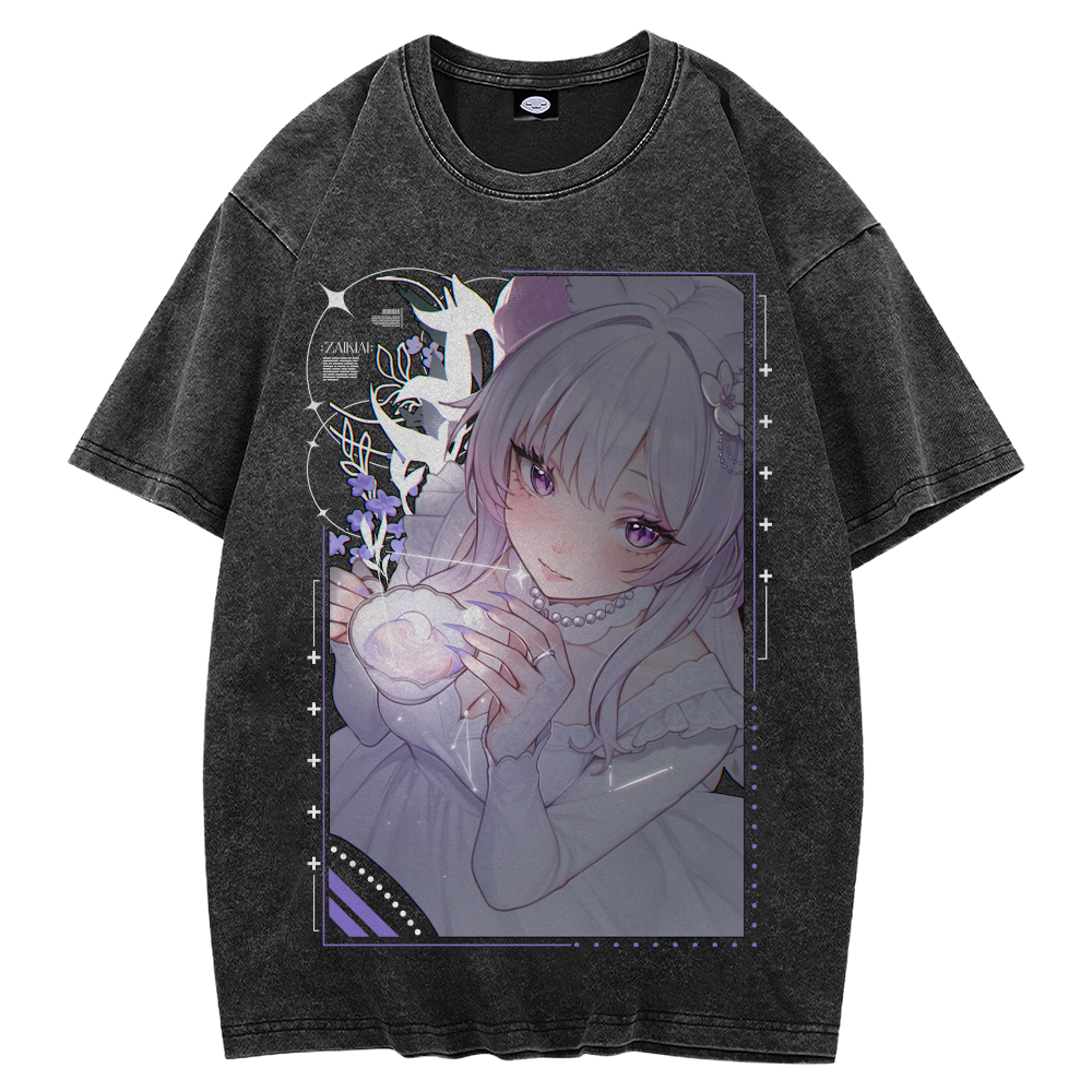 Zaikiai Acid Wash T-Shirt Petition