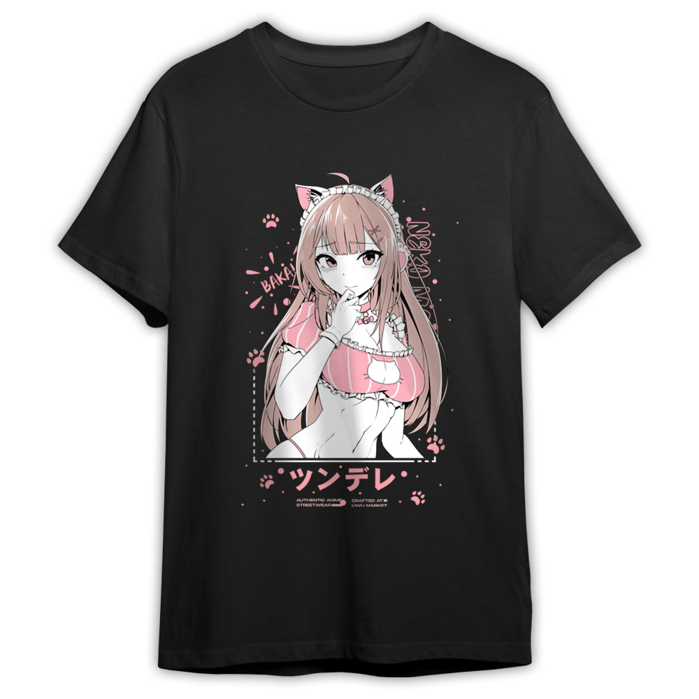 Myu "Tsundere" Anime Streetwear T-shirt