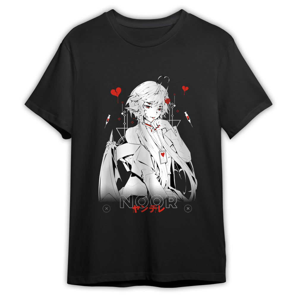 Noor Deadly Love Anime Streetwear T-Shirt