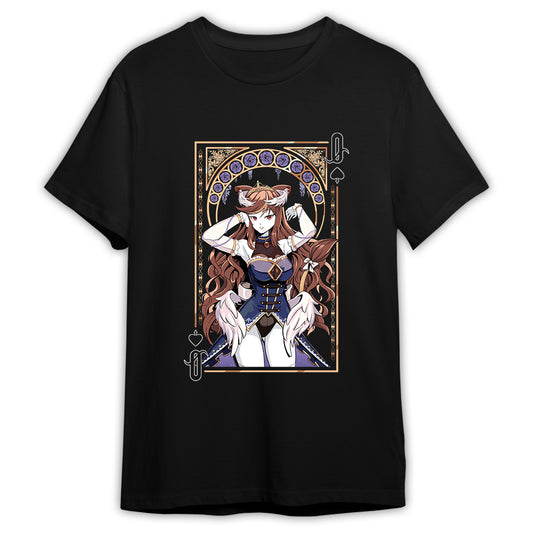 Hazumi Queen Of Spades Streetwear T-Shirt