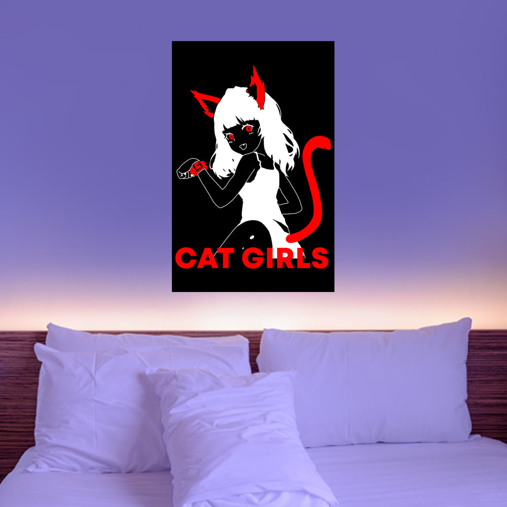 Cat Girls Anime Poster