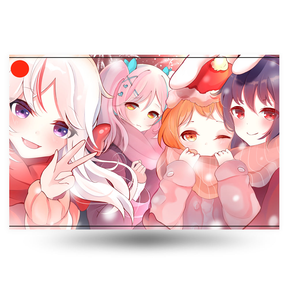 Christmas Selfie Anime Poster