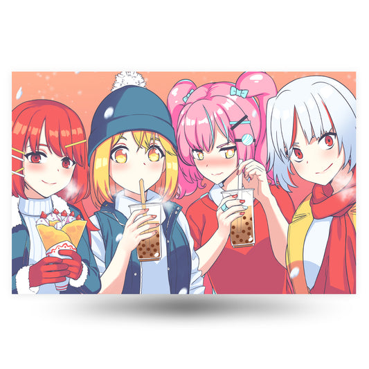 DERE Winter Anime Poster