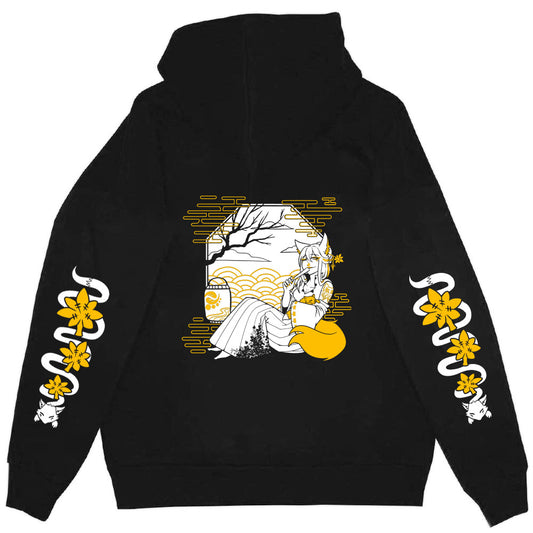 Misty Days Kitsune Anime Streetwear Hoodie