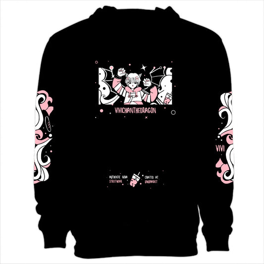 VIVICHANTHEDRAGON Boba Anime Hoodie