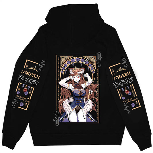Hazumi Queen Of Spades Streetwear Hoodie