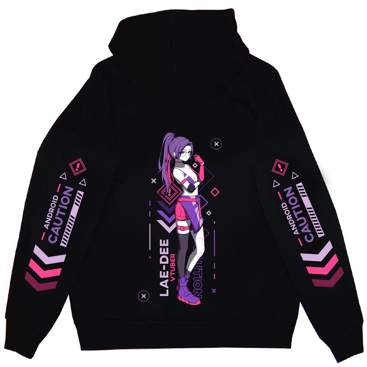 Lae-Dee Alert Anime Streetwear Hoodie