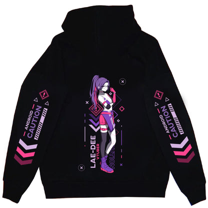 Lae-Dee Alert Anime Streetwear Hoodie