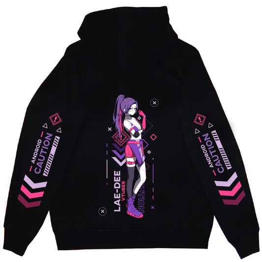 Lae-Dee Alert Anime Streetwear Hoodie