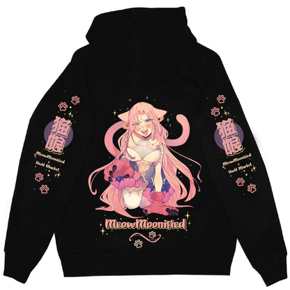 MeowMoonified Neko Streetwear Hoodie