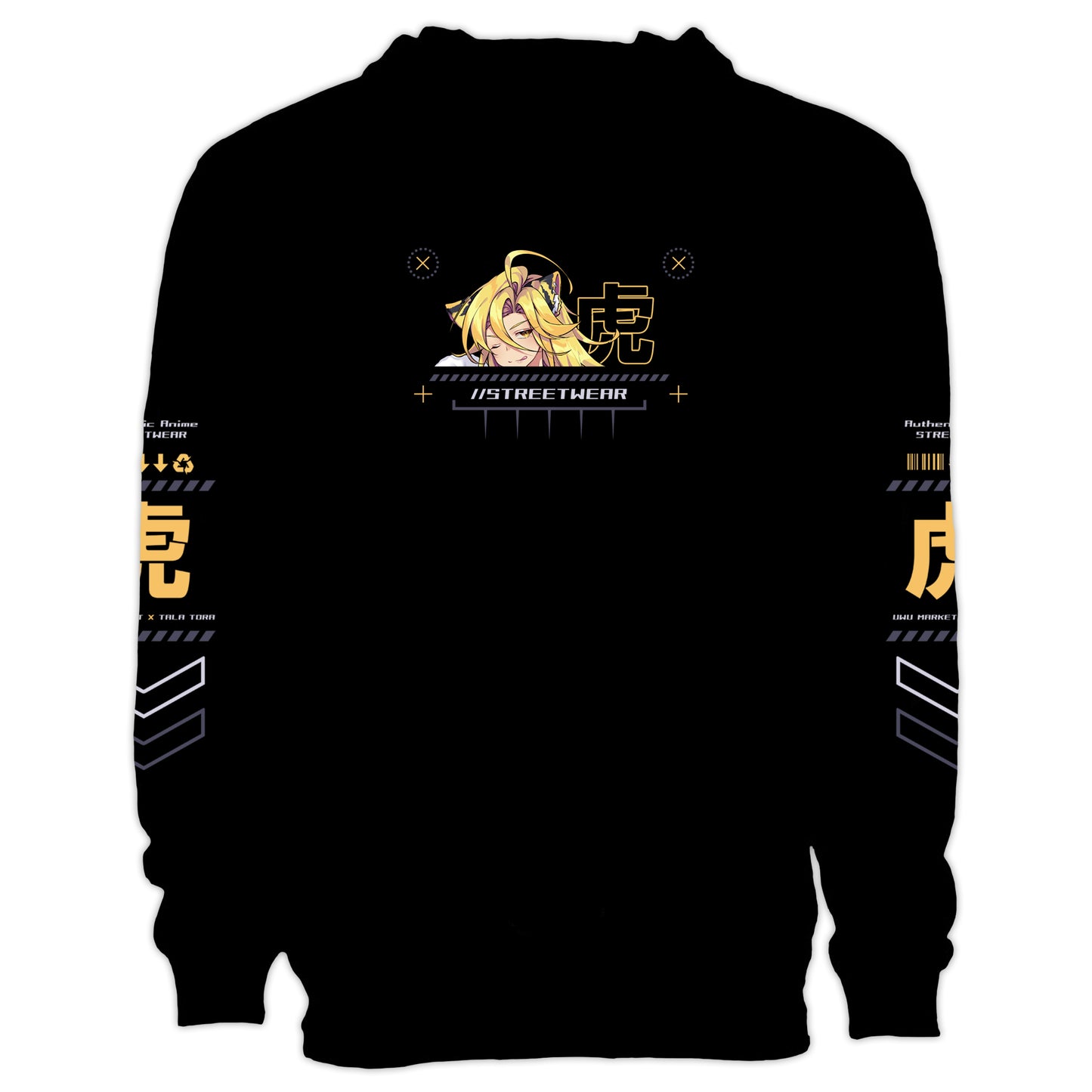 Tala Tora Anime Streetwear Hoodie