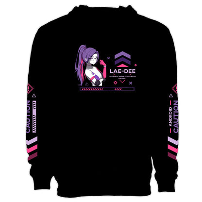Lae-Dee Alert Anime Streetwear Hoodie
