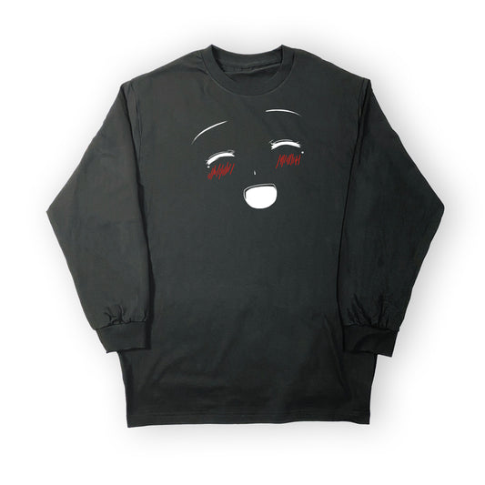 Happy Face Anime Long Sleeve Tee