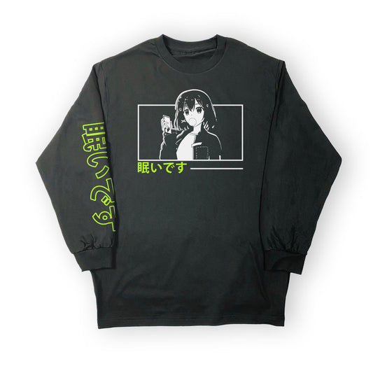 Chill Vibes Anime Long Sleeve Tee