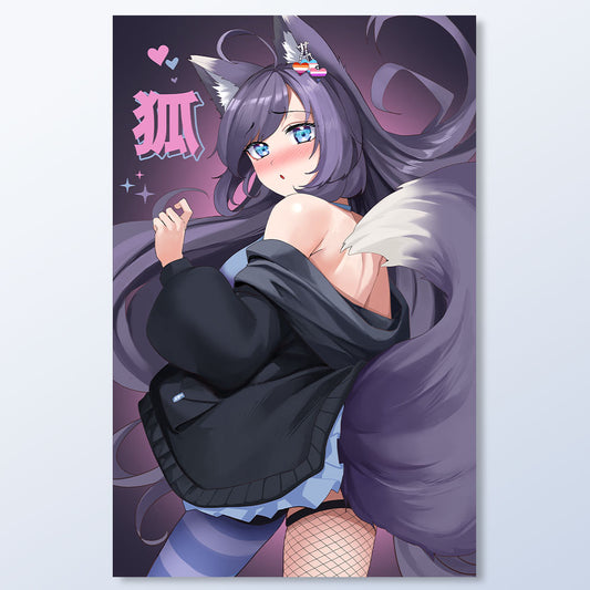 Naya Fox VTuber Poster