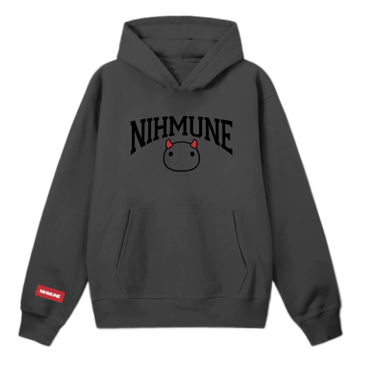 Numi Black Embroidered Hoodie