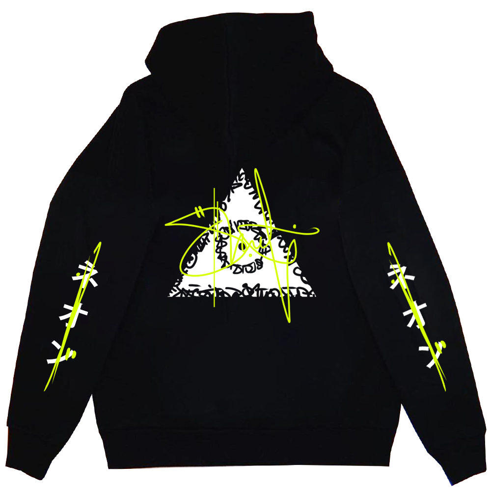 Neon Graffiti Japanese Streetwear Hoodie