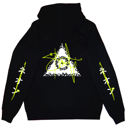 Neon Graffiti Japanese Streetwear Hoodie