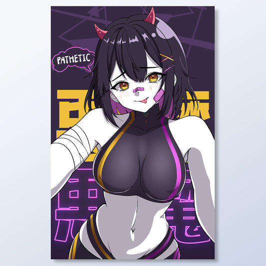 Rainhoe Demon Girl Poster