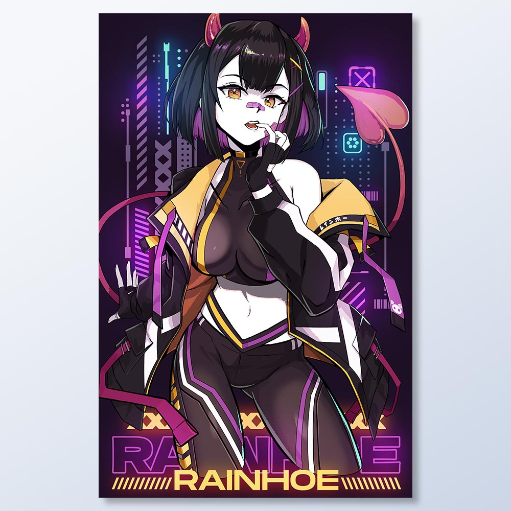 Rainhoe Cyberpunk Poster – UwU Market