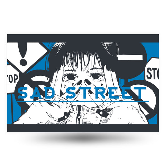 Sad Street Anime Poster