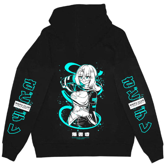 Waifu Club Sado Graffiti Splatter Anime Hoodie