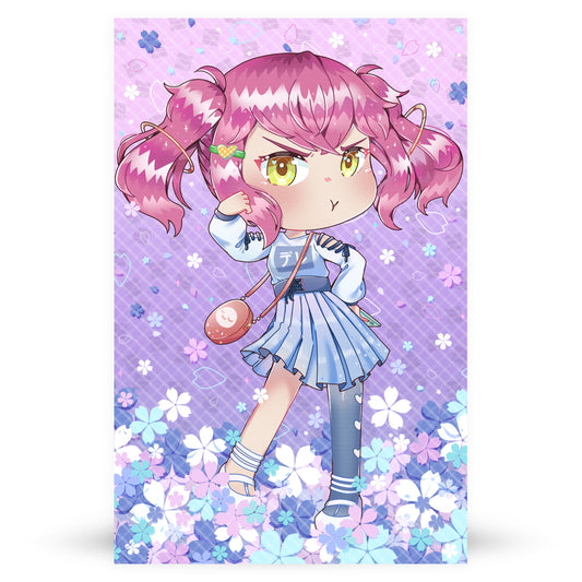 Tsundere Chibi Anime Poster