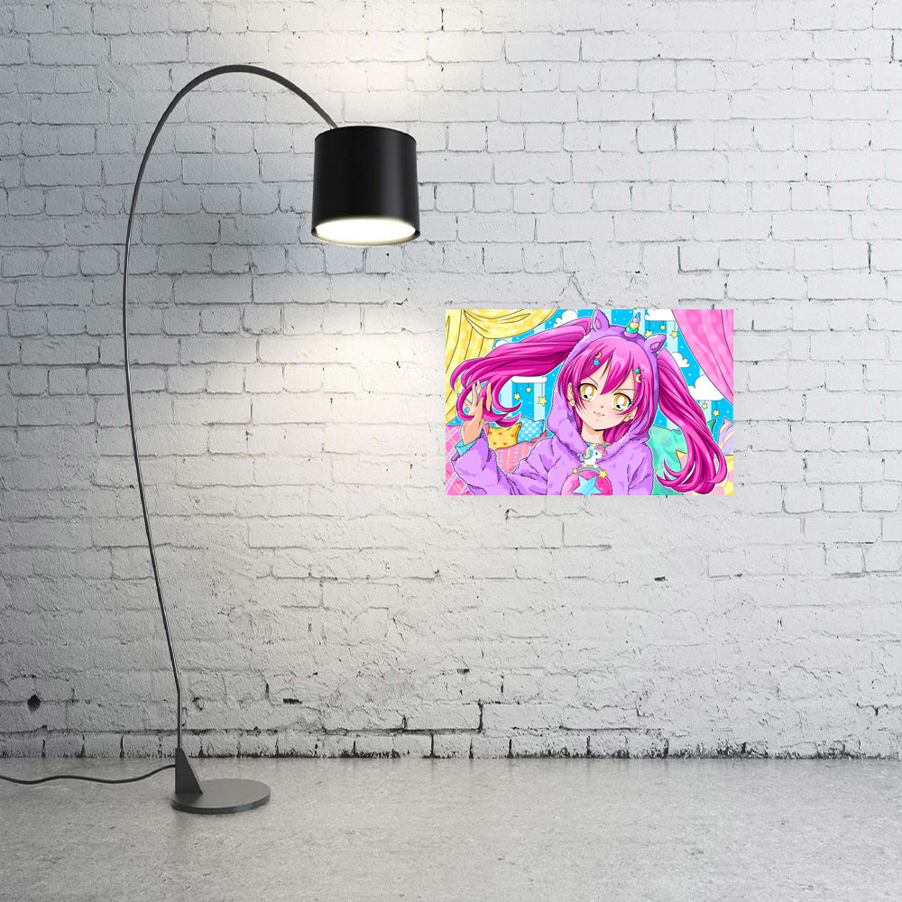 Tsundere Pajamas Anime Poster