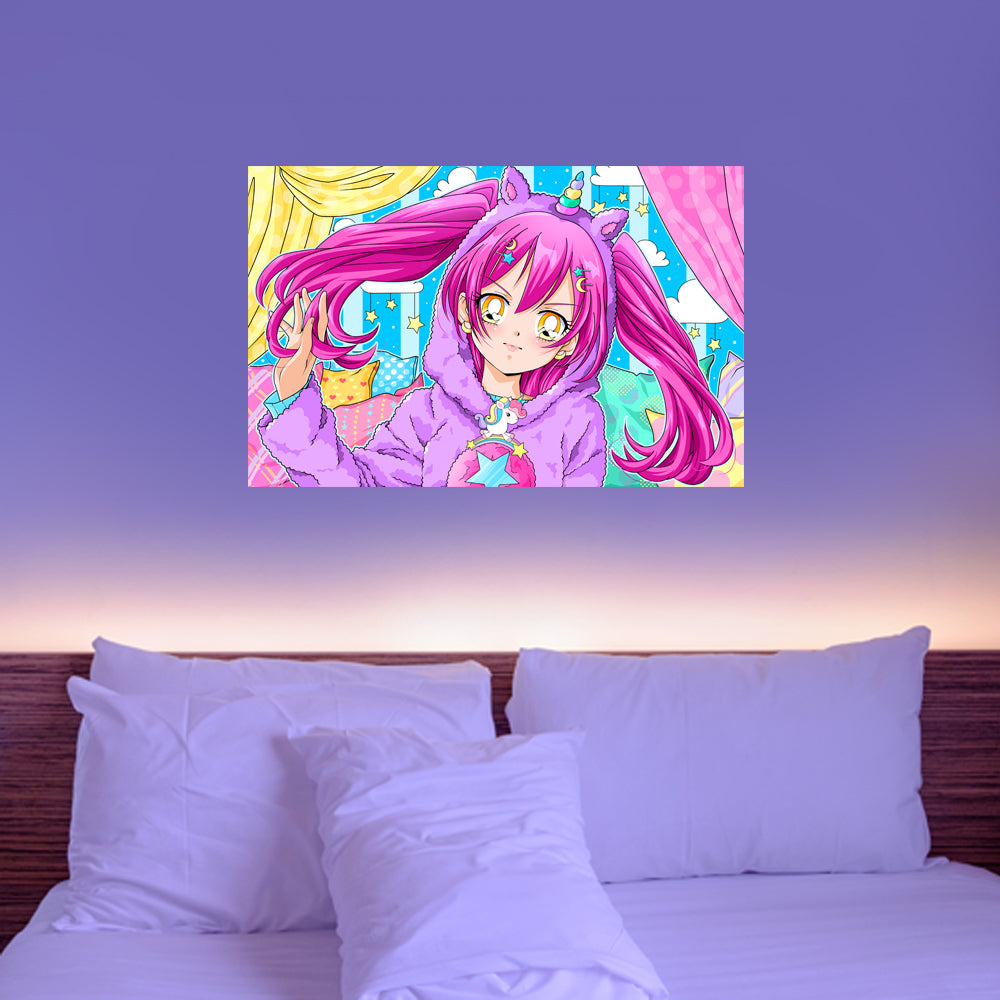 Tsundere Pajamas Anime Poster