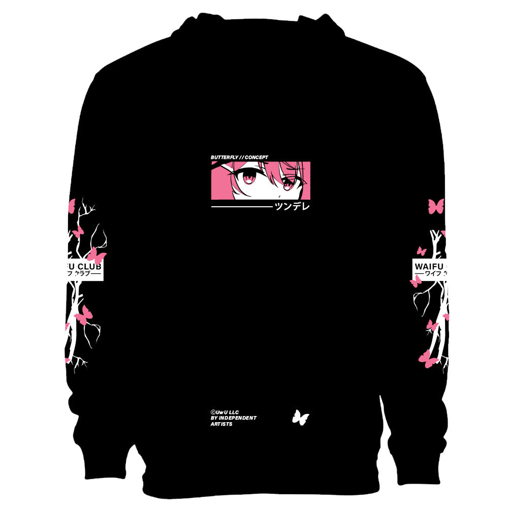 Waifu Club Butterfly Eclipse Anime Hoodie