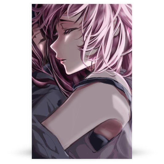 Girl Sleeping Anime Poster
