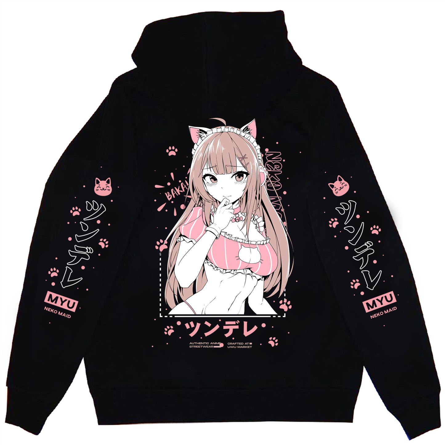 Myu "Tsundere" Anime Streetwear Hoodie