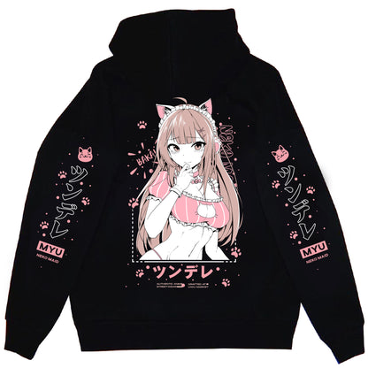 Myu "Tsundere" Anime Streetwear Hoodie