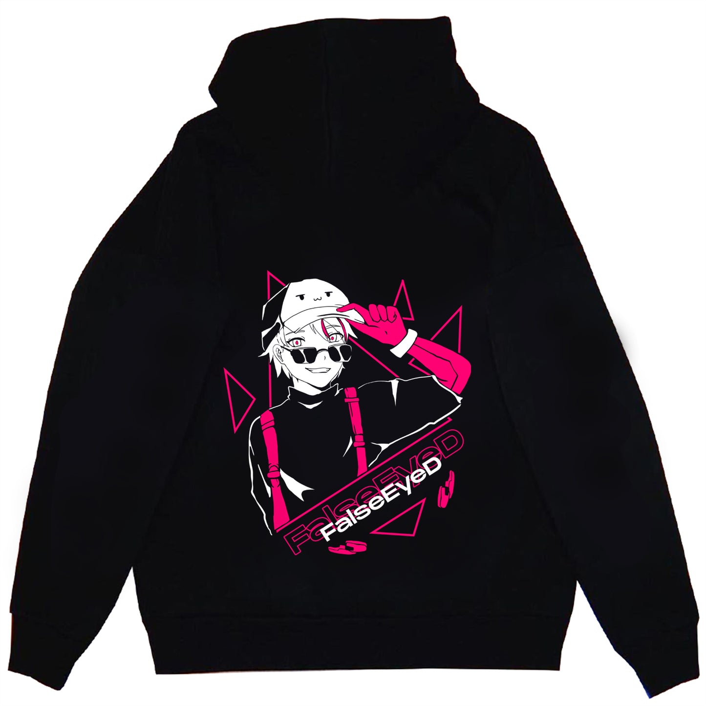 FalseEyeD Shapes Anime Streetwear Hoodie