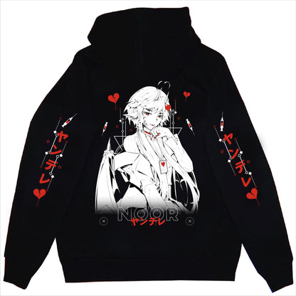 Noor Deadly Love Anime Streetwear Hoodie