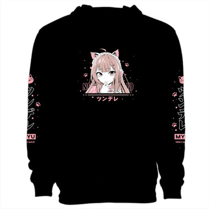 Myu "Tsundere" Anime Streetwear Hoodie
