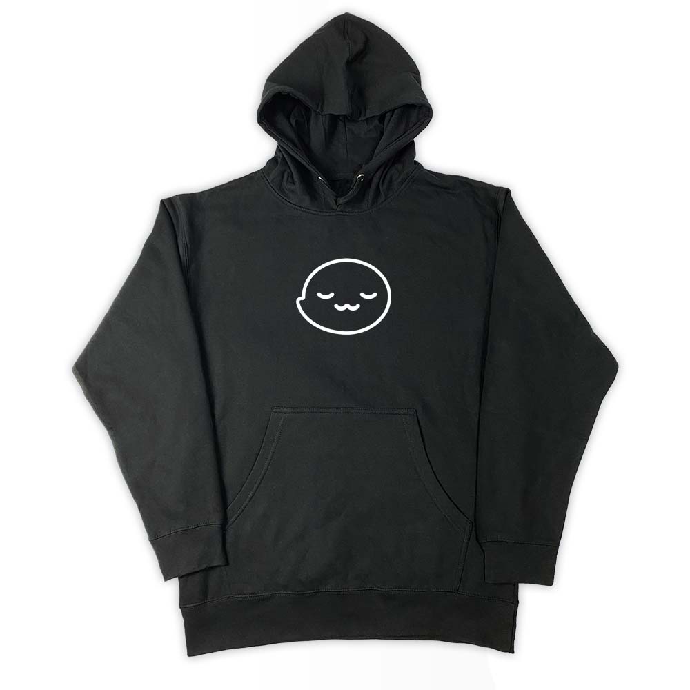 UwU Ghost Logo Outline Hoodie